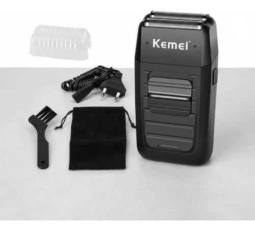 Kit Kemei Máquina de Corte KM-2299 e Acabamento KM-1102 Bivolt