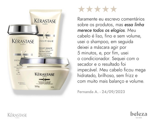 Kit Kérastase Densifique Densité Trio (3 Produtos) Blz