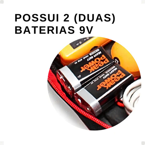 Kit Localizador Zumbidor e Testador de Cabos de Rede RJ45 e RJ11 Exbom FEPRO-TC300