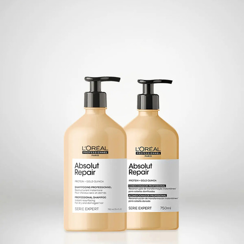 Kit L'oréal Professionnel Absolut Repair Gold Duo 750