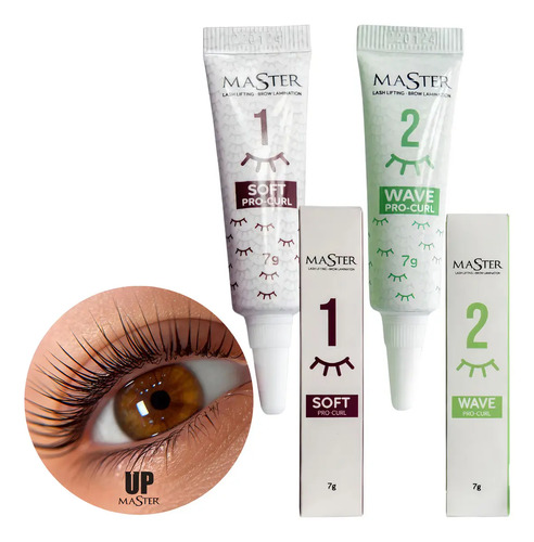 Kit master premium passos 1 e 2 lash lifting brow lamination