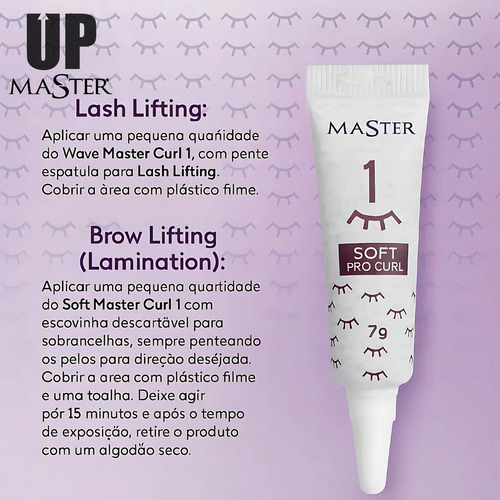 Kit Master Premium Passos 1 e 2 Lash Lifting Brow Lamination 7g