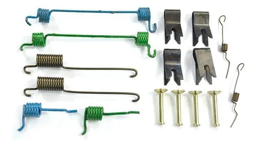 Kit molas sapata patim freio traseiro ford escort zetec 97