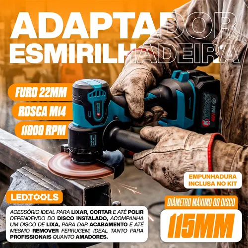Kit Multiferramentas 5 Em 1 A Bateria 48v K Nakasaki Potente