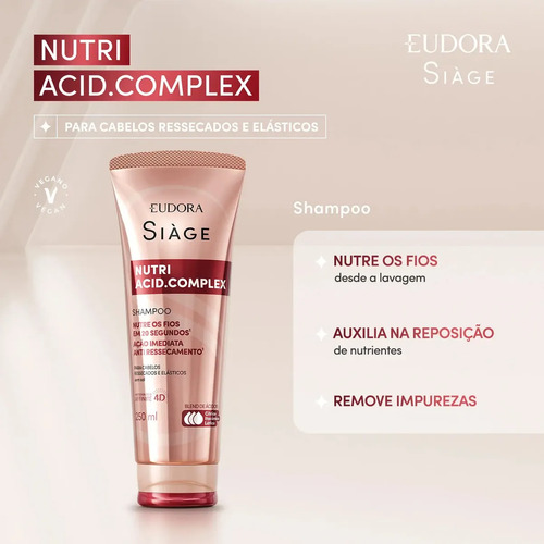 Kit Nutri Acid.complex Shampoo 250ml E Condicionador 200ml