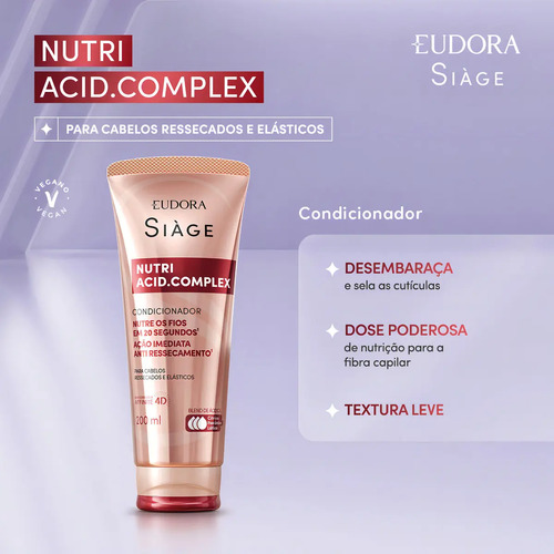 Kit Nutri Acid.complex Shampoo 250ml E Condicionador 200ml