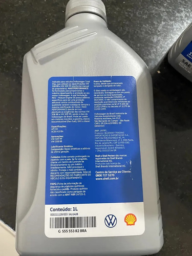 Kit Oleo 508 88 5w40 Volkswagen