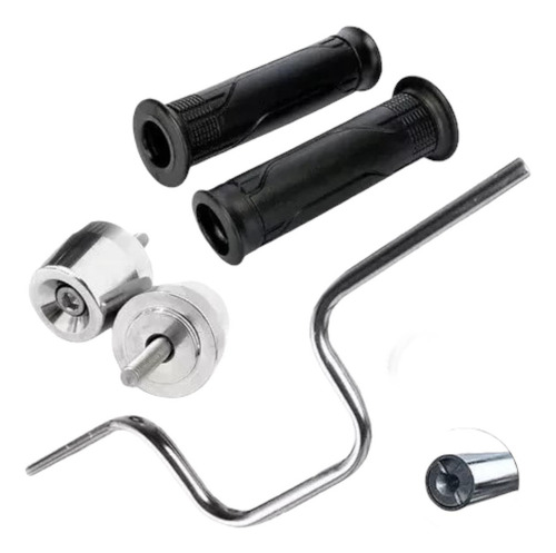 Kit peso pcx c manopla vazada guidao cargo 160 20162022