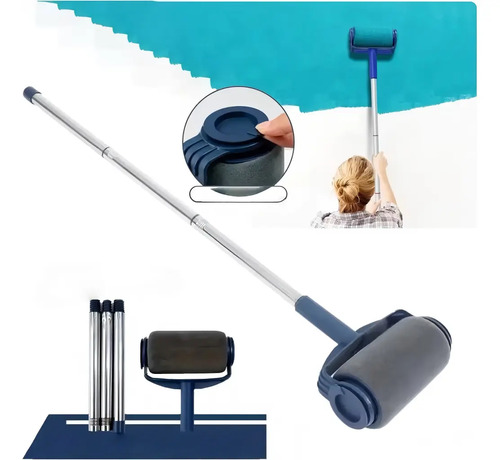 Kit pincel rolo de pintura de pintura de paredes72 cm cabo