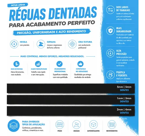 Kit Piso Autonivelante Rodo Dentado Extensor Rolo Fura Bolha
