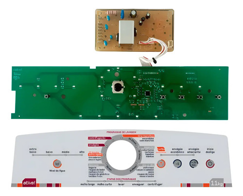Kit placa interface potencia c adesivo bwl11 brastemp