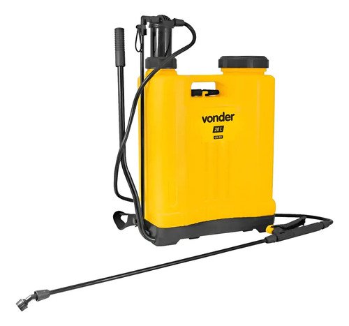 Kit pulverizador manual costal 20 litros jardim agricola von