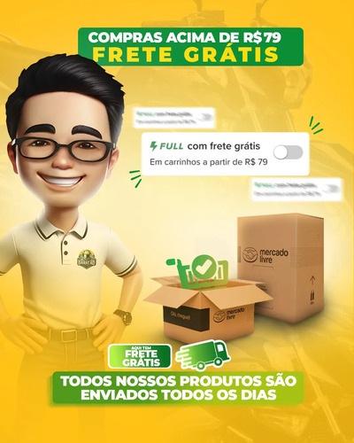 Kit Relação Riffel Cg Titan 160 / Fan 160 Start Aço 1045