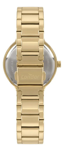 Kit Relógio Condor Feminino Dourado Co2035ncb/k4x Dourado Champanhe