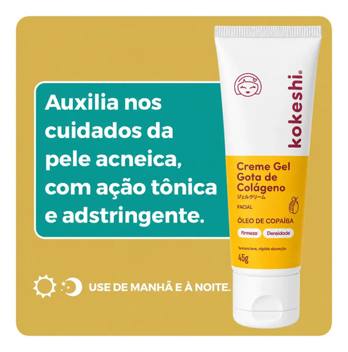Kit Renovadores Gota De Colágeno E Rosa Mosqueta Kokeshi
