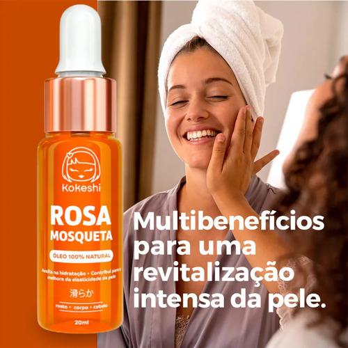Kit Renovadores Gota De Colágeno E Rosa Mosqueta Kokeshi