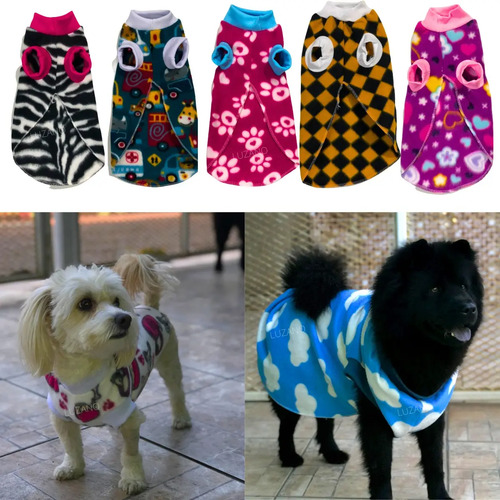 Kit Roupa Para Cachorro Roupa Pet Vestido Roupinha De Frio