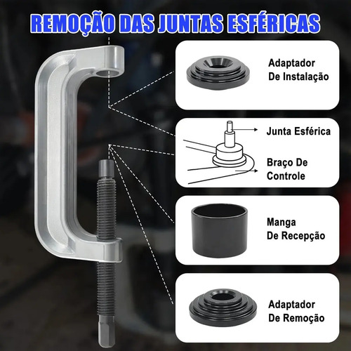 Kit Saca Pivô Extrator Terminal Direção Universal