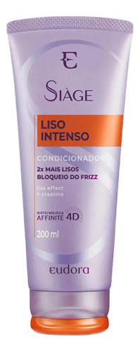 Kit Siàge Liso Intenso Shampoo Condicionador Eudora