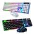 Kit teclado mouse gamer led rgb semi mecanico anti ghosting