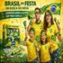 Kit Torcedor Brasil 12 Peças, Ideal Para Copa Do Mundo 2026