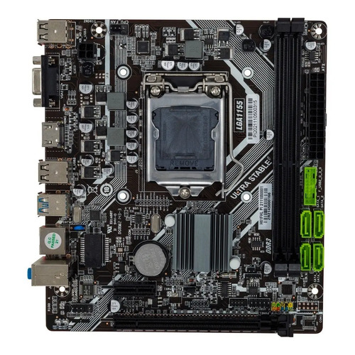 Kit Upgrade Gamer + Intel Core I7 + Placa Mãe + 16gb Ddr3 Preto