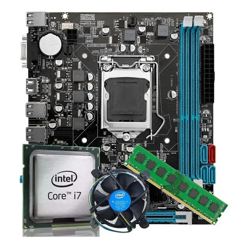Kit upgrade gamer intel i7 38ghz h61 8gb de ram