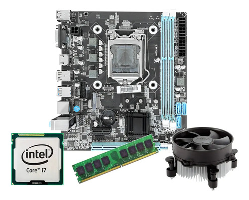 Kit Upgrade Gamer Intel I7 3.8ghz + H61 + 8gb De Ram