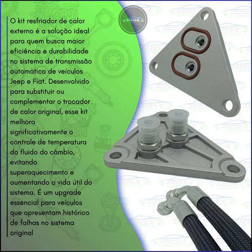 Kit Upgrade Resfriador Trocador Calor Toro Renegade Compass