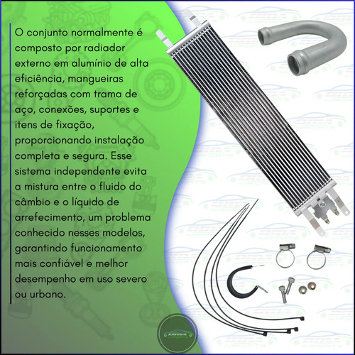 Kit Upgrade Resfriador Trocador Calor Toro Renegade Compass