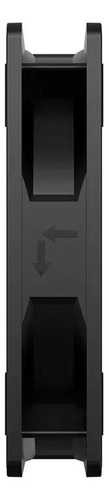Kit Ventoinhas Acegeek Rw12 5x1, Rainbow, 5x120mm, Preto