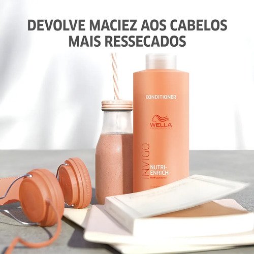 Kit Wella Invigo Nutri-enrich Duo Shampoo E Condicionador 1l