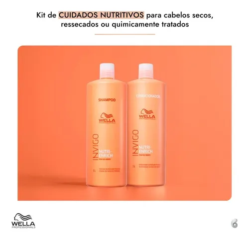 Kit Wella Invigo Nutri-enrich Salon Duo (2 Produtos) Blz