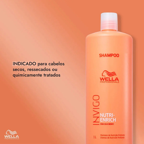 Kit Wella Invigo Nutri Enrich Shampoo Condicionador E Válvulas