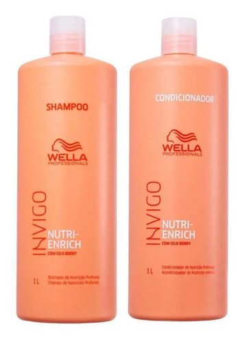 Kit wella pro invigo enrich shampoo 1l condicionador 1l