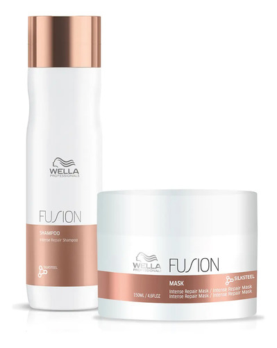 Kit wella professionals fusion shampoo e mascara