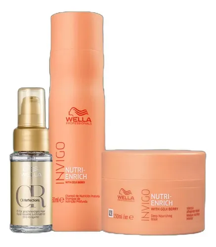 Kit wella professionals invigo nutri enrich oil reflection