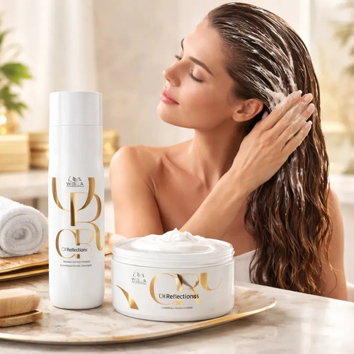 Kit Wella Profissional Oil Reflections - Shampoo 250ml + Máscara 150ml