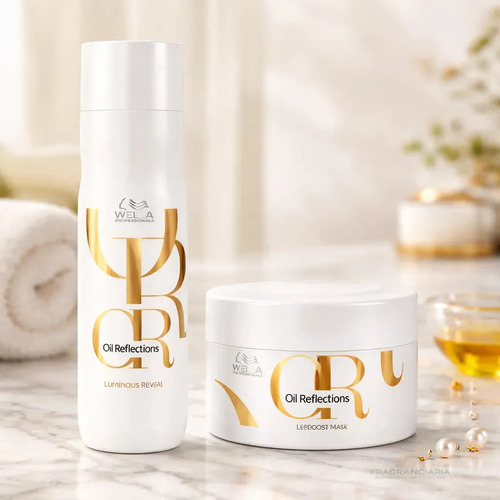 Kit Wella Profissional Oil Reflections - Shampoo 250ml + Máscara 150ml