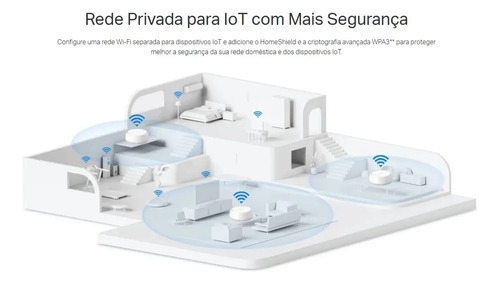 Kit X3 Tp-link Deco Be22 Roteador Wi-fi 7 Dual Band Bivolt