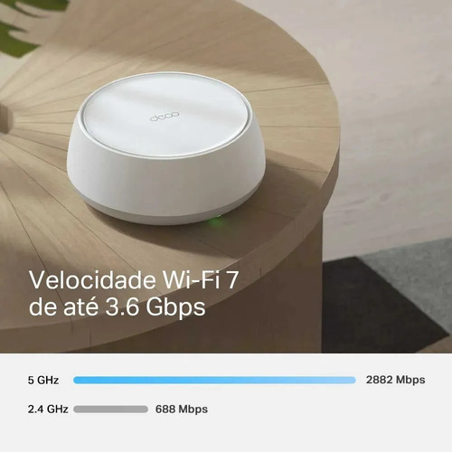 Kit X3 Tp-link Deco Be22 Roteador Wi-fi 7 Dual Band Bivolt