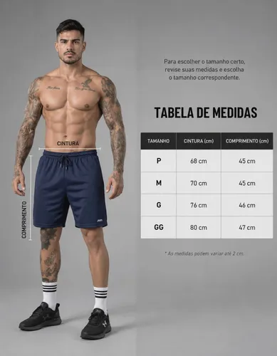 Kit3 Short Futebol Bermuda Masculina Academia Treino Esporte
