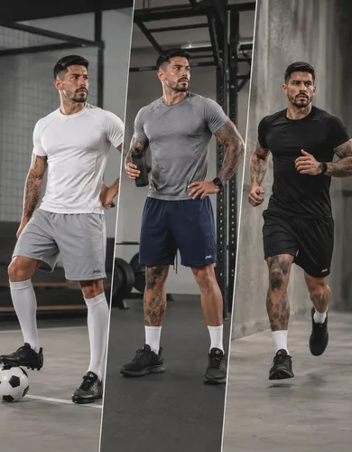 Kit3 Short Futebol Bermuda Masculina Academia Treino Esporte