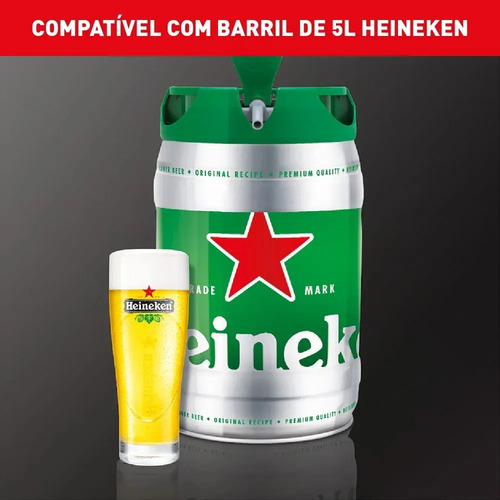 Krups Heineken B101 chopeira de cerveja preto de com 5L