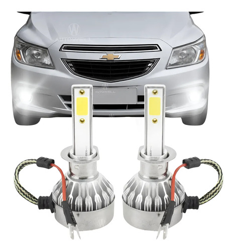 Lampadas super led farol onix prisma spin 2013 2014 ate 2020
