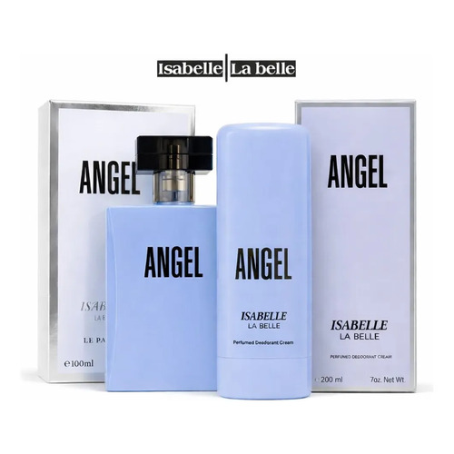 Lancamento kit hidratante corporal angel 200ml perfume angel 1