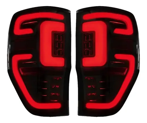 Lanterna Full Led Ford Ranger 2013/2021 Fumê Modelo Raptor