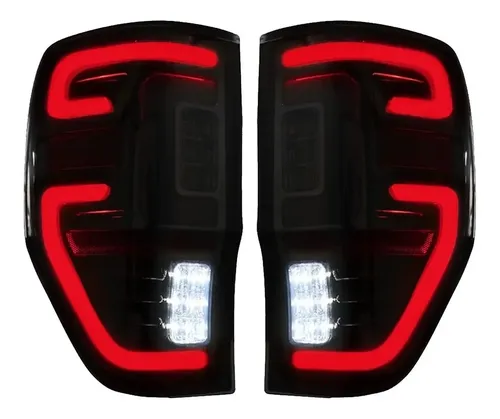 Lanterna Full Led Ford Ranger 2013/2021 Fumê Modelo Raptor