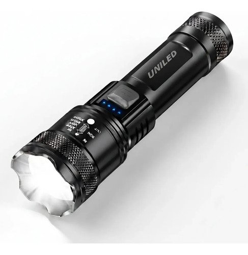 Lanterna militar tatica led mais forte do mundo potente zoom