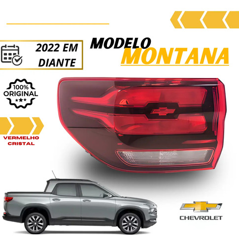 Lanterna Traseira Original Gm Montana 2023 2024 2025 Novo